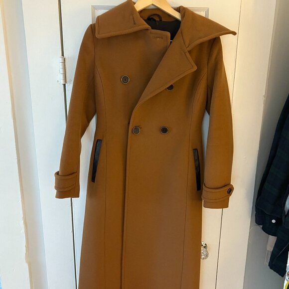 Mackage Elodie Wool Coat Size XS in Camel - Picture 2 of 16